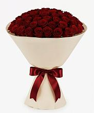 Букет 101 Бордовая роза Блэк Бакарра в Хохряки