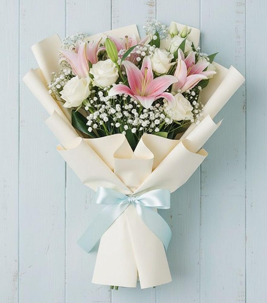 Букет цветов из: Лилии в Хохряки