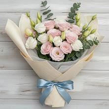 Букет цветов из:  Лизиантусы в Хохряки