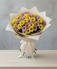 Букет цветов из:  Хризантемы #REPLACE_PRED# Хохряки