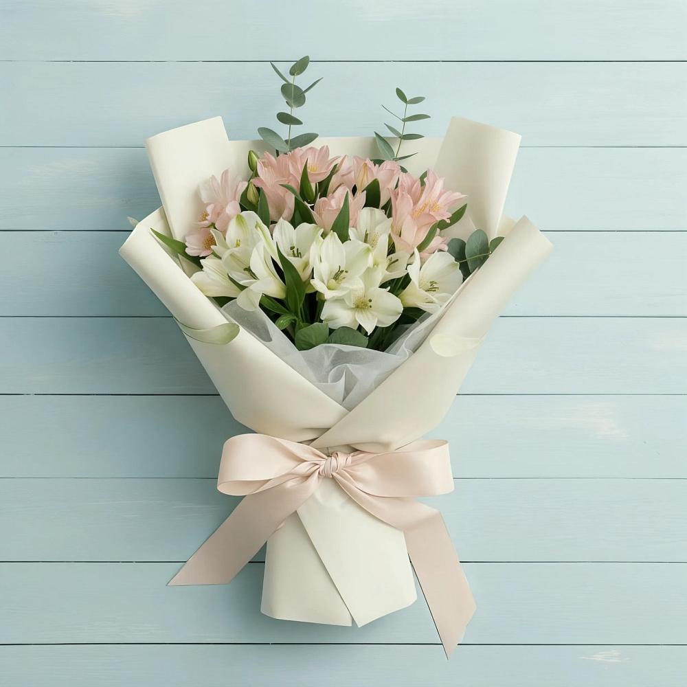 Букет цветов из: Альстромерии в Хохряки