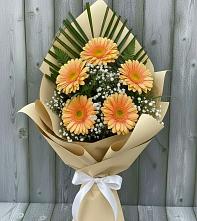 Букет цветов из:  Герберы #REPLACE_PRED# Хохряки